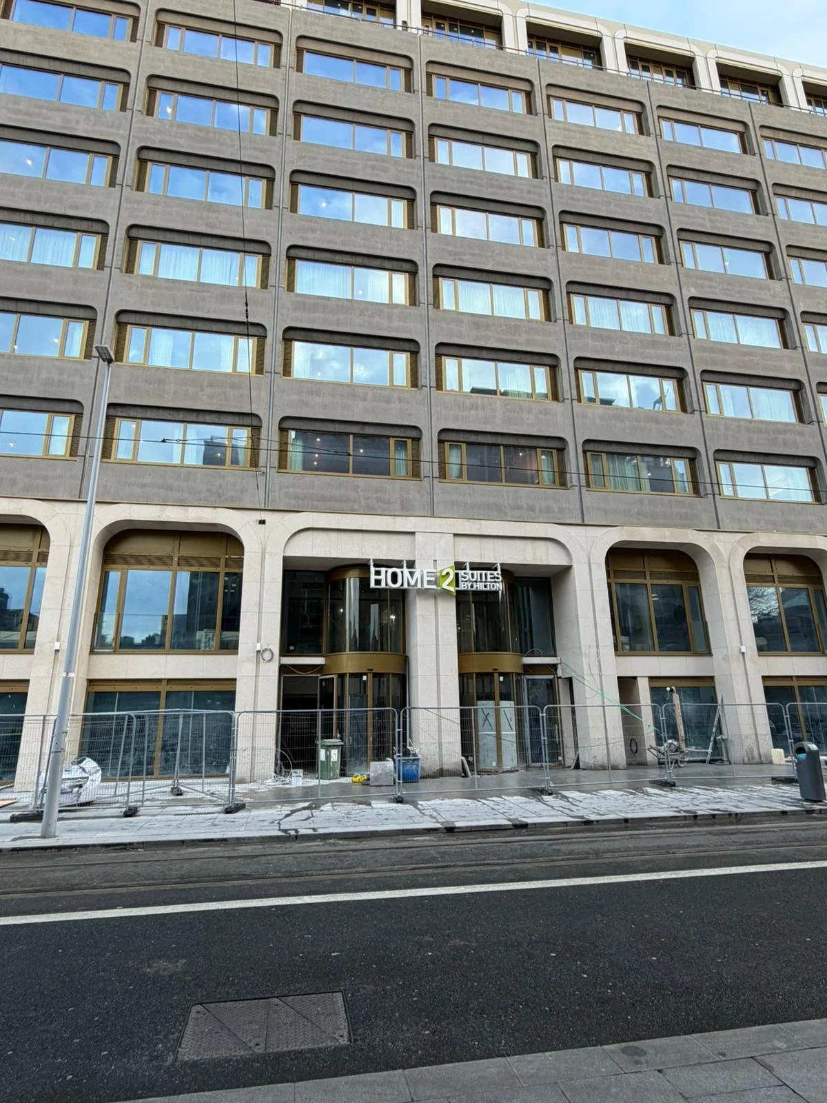 Location:Hilton, Parnell St, Dublin 
Units: 2 suites and 290 rooms 
Work carried out: Assisting on the second fixing all rooms and terminating fuse boards.