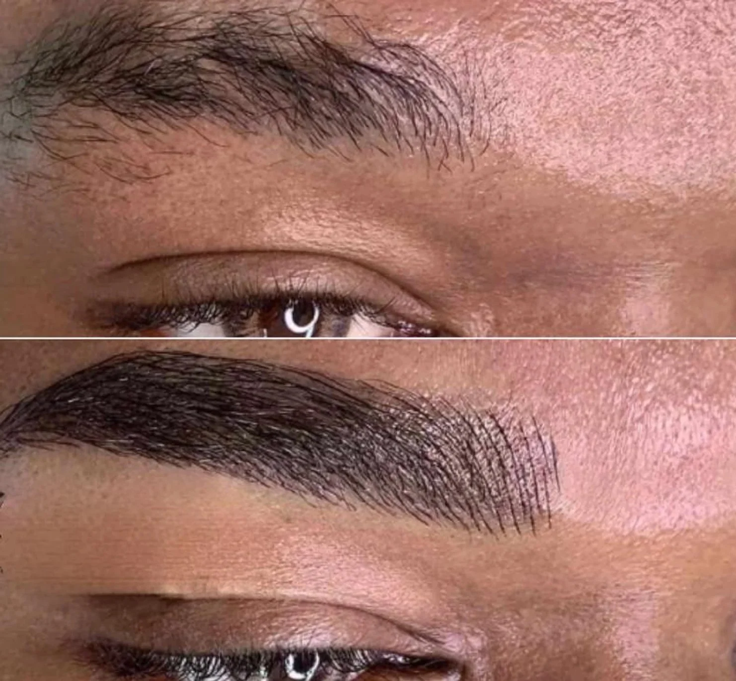 Permanent Brows for men. Microblading for men.  Sandy Springs