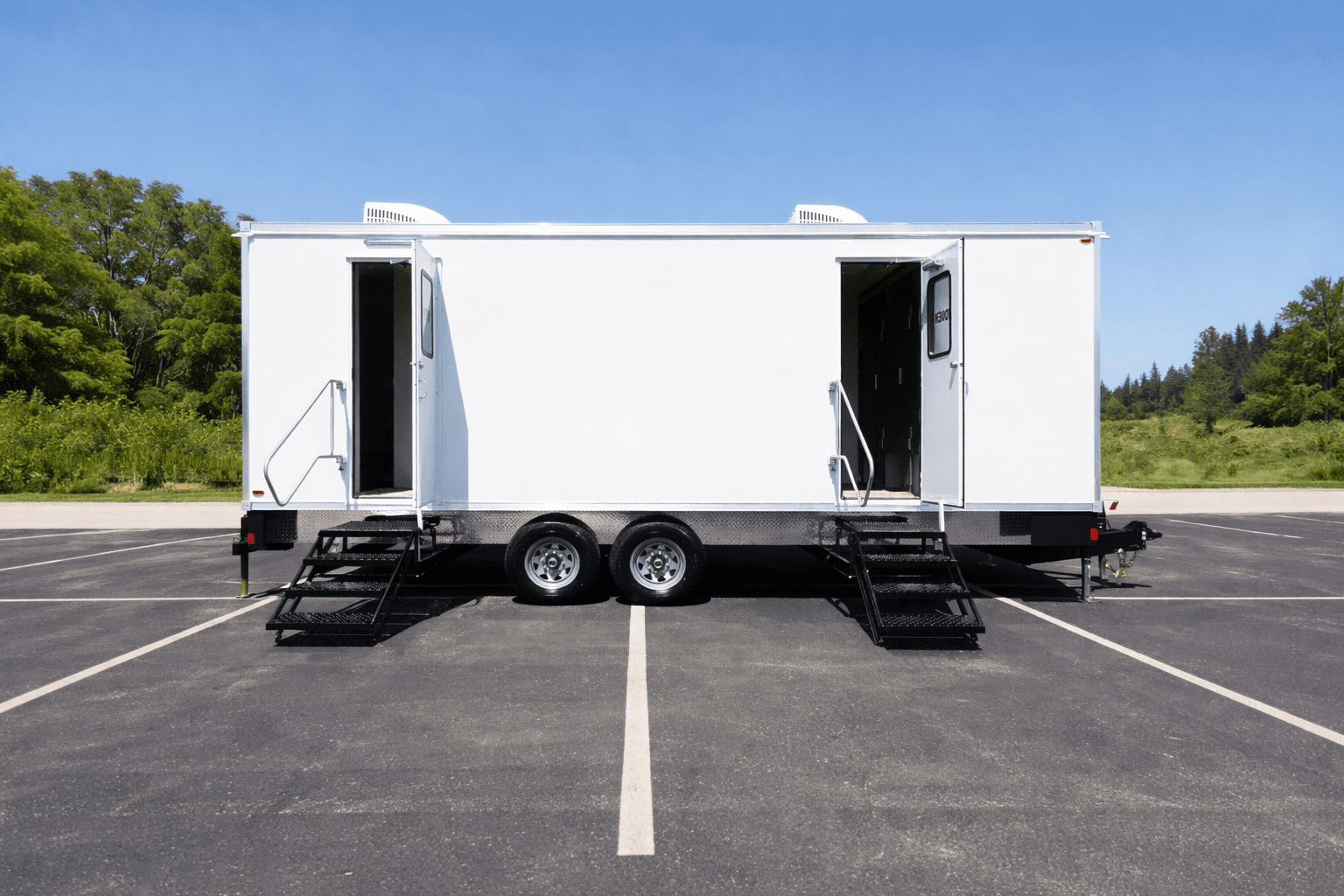 9 Station Pro Restroom Trailer