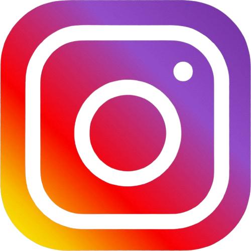 The colorful Instagram logo with a gradient of purple, pink, orange, yellow, and green.