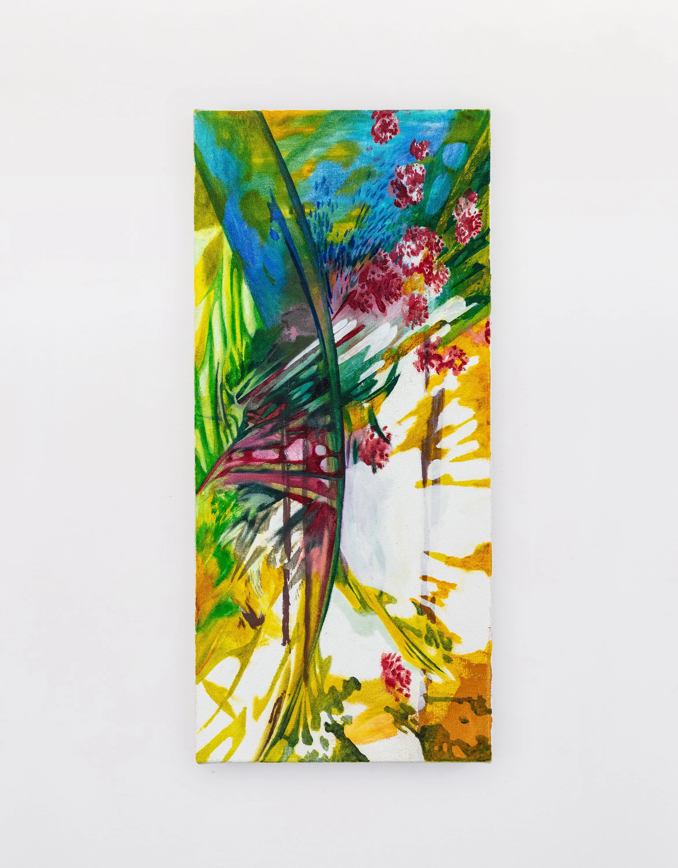 Hold our floating minds, 2024
oil on canvas, 55 x 25 cm