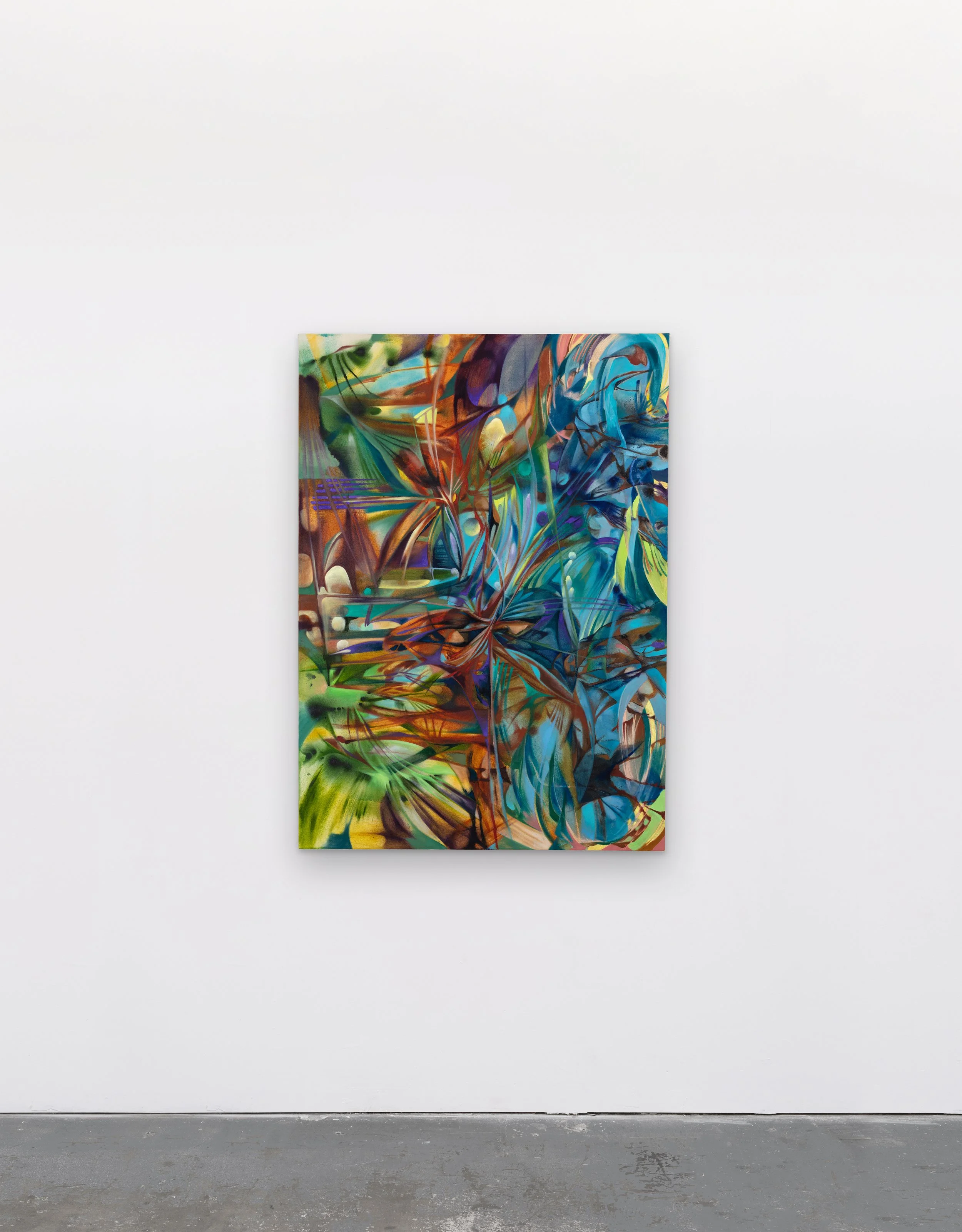 Silent Clashes of the Antlers, 2025
Oil on canvas, 140 x 100 cm