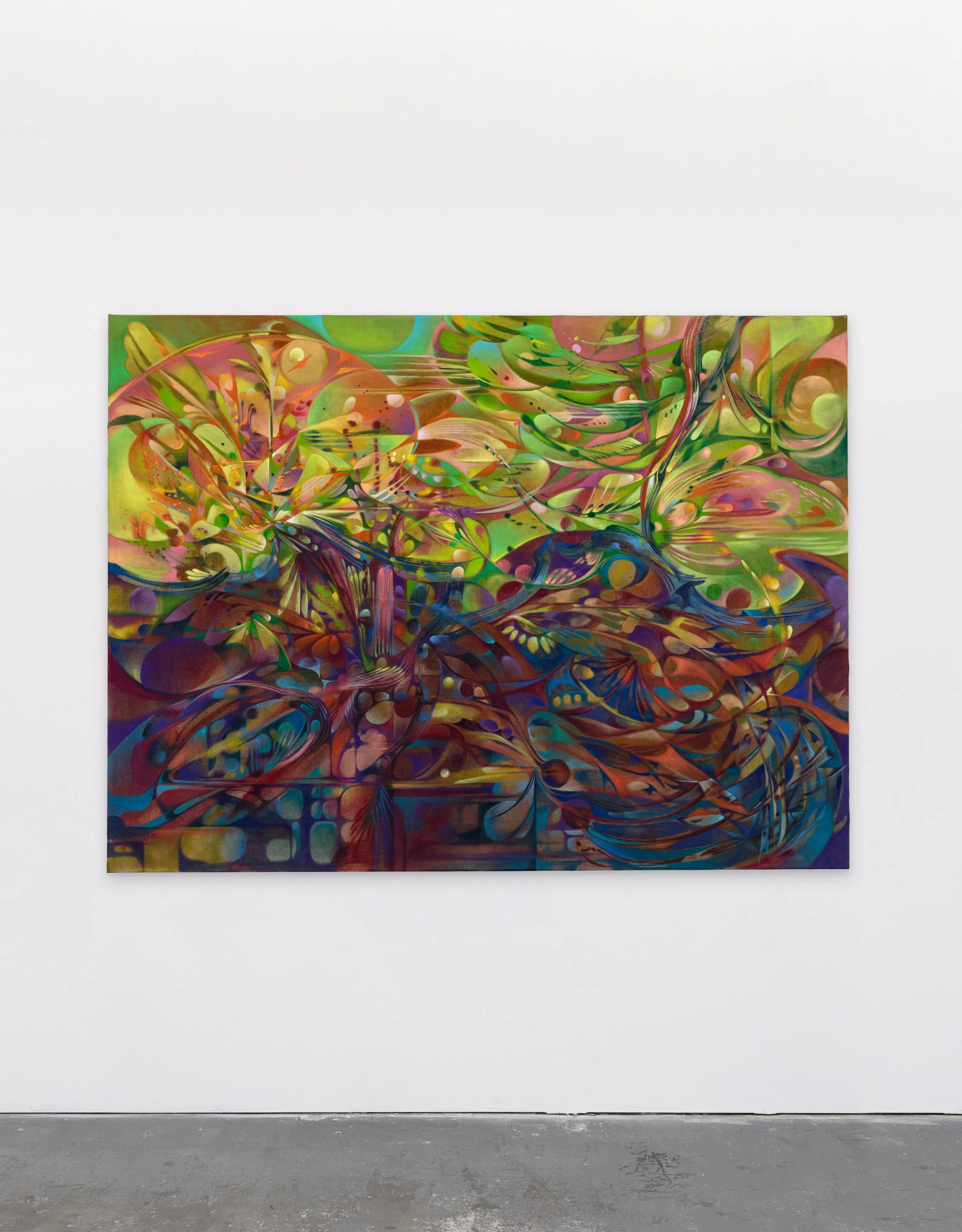 Day and Night, 2025
Distemper and oil on linen, 150 x 200 cm