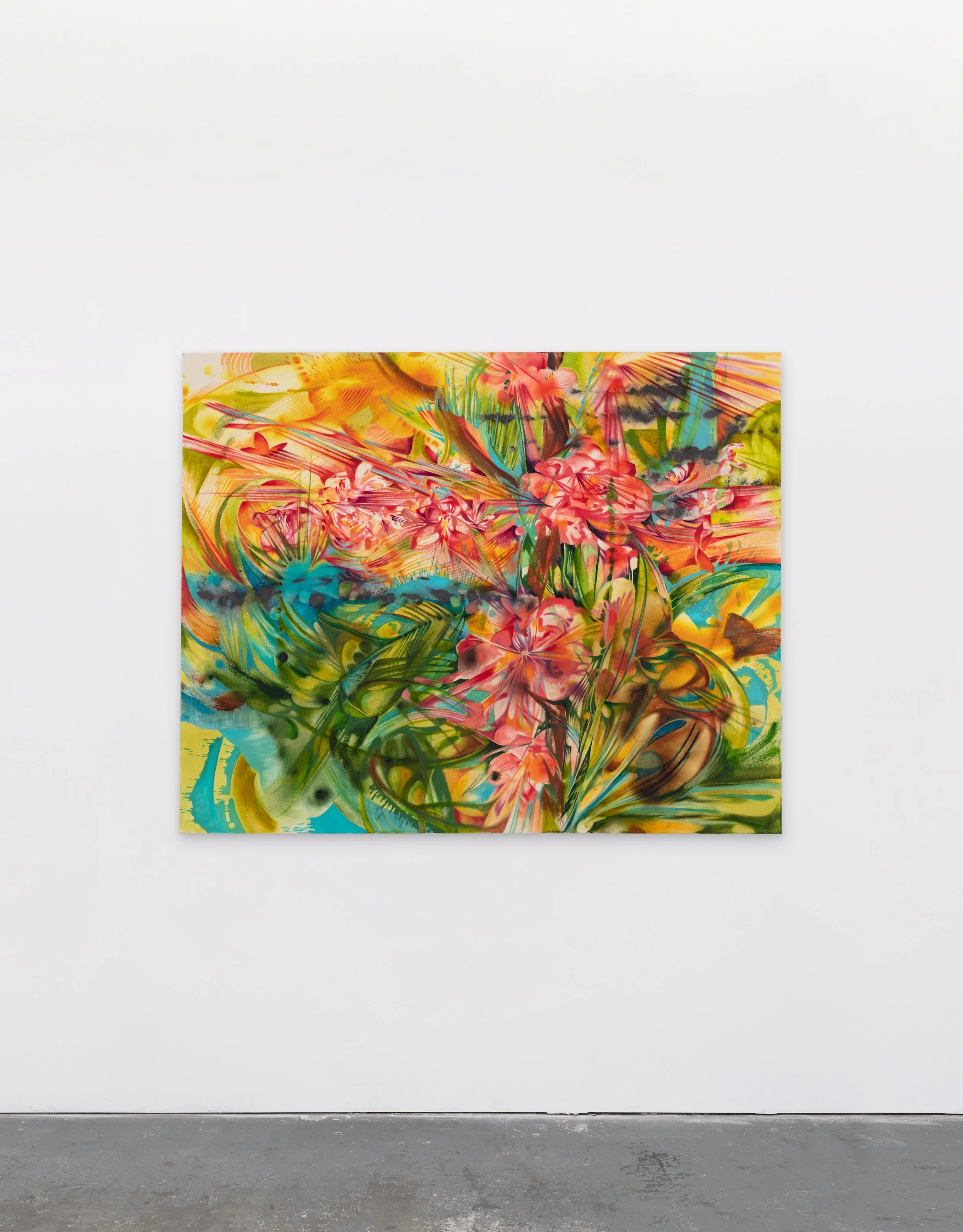 The stain of you becomes a fondness, 2025
Graphite and oil on canvas, 120 x 150