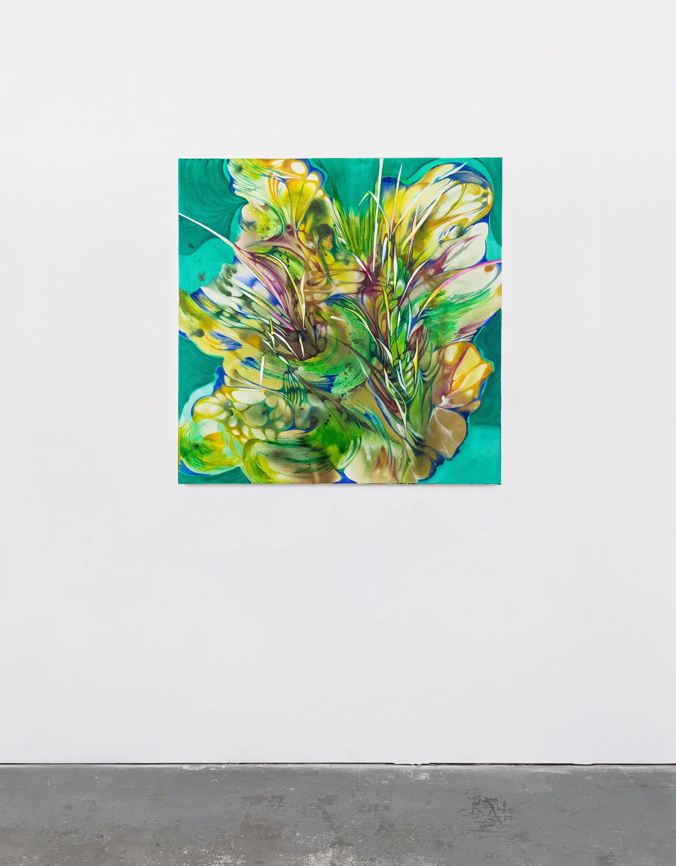 Watering new life, 2024
Oil on canvas, 100 x 100 cm