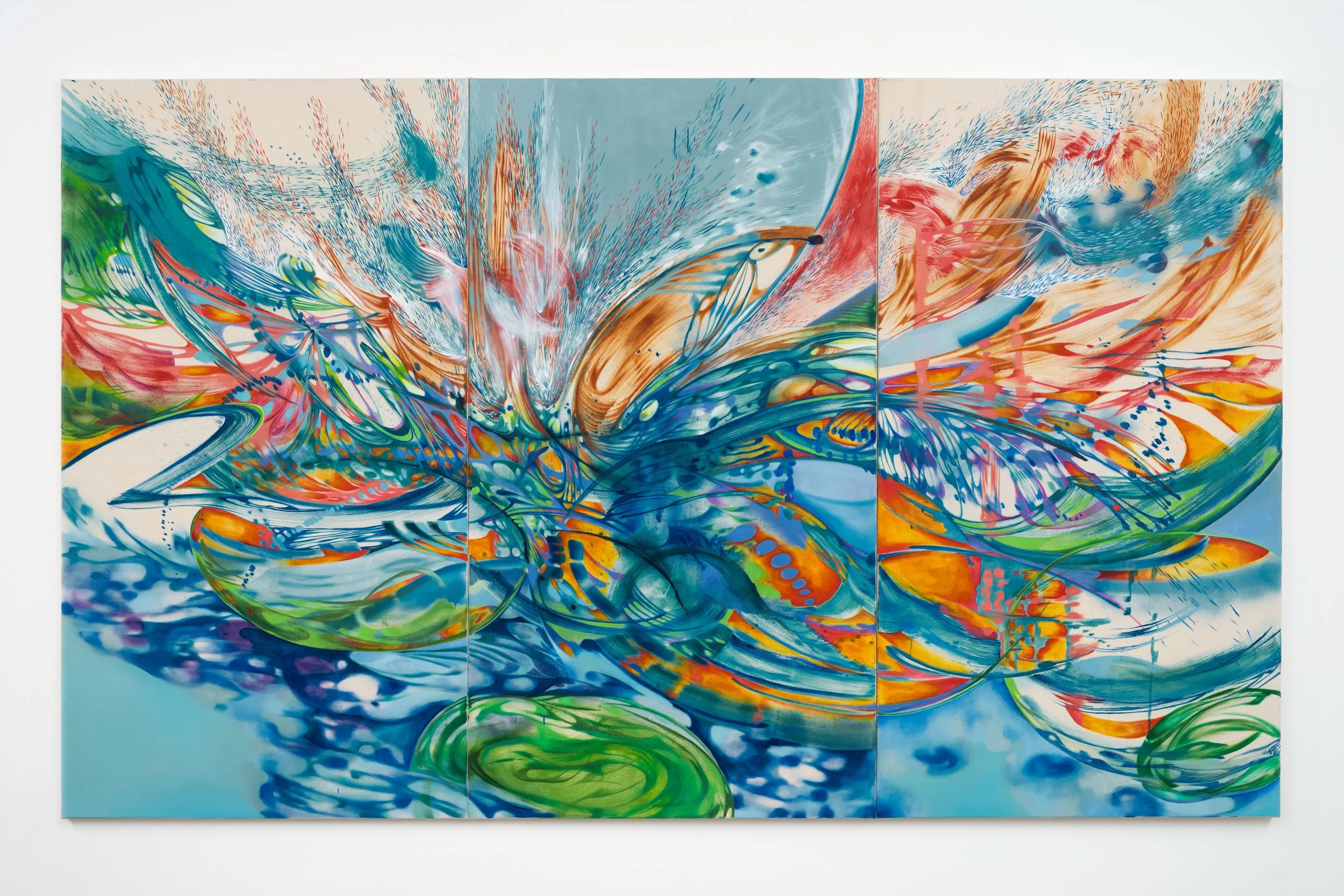 He hopes for an eternity from now, 2024
Oil on canvas, 200 x 300 cm