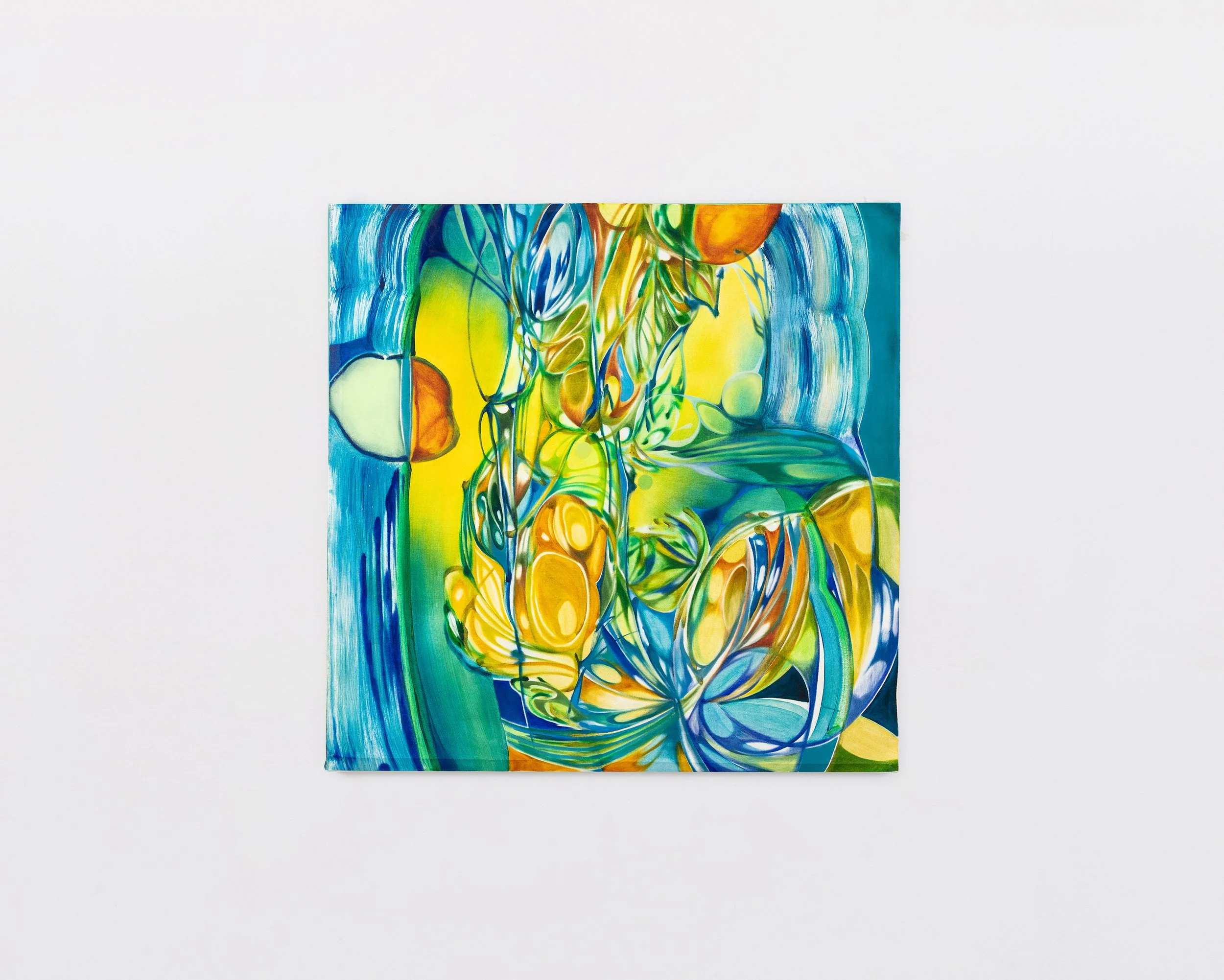 Sweet of hue in the citrus tree, 2023
Oil on canvas, 100 x 100 cm