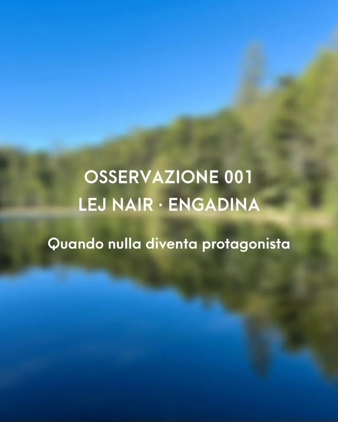 Ho deciso di iniziare a condividere anche le Osservazioni che faccio nei luoghi, una per una. Sono episodi situati: luoghi, date e momenti precisi in cui provo a riconoscere che cosa cambia quando un luogo non rimane pi&ugrave; soltanto davanti al mi