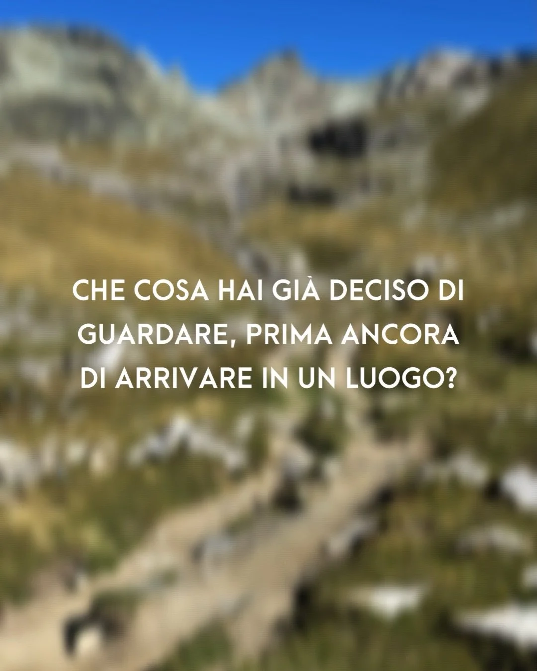 La distrazione non &egrave; l&rsquo;unico modo in cui possiamo perderci un luogo. Possiamo essere attenti, presenti e profondamente coinvolti e, nello stesso tempo, continuare a selezionare ci&ograve; che abbiamo davanti in base a ci&ograve; che gi&a
