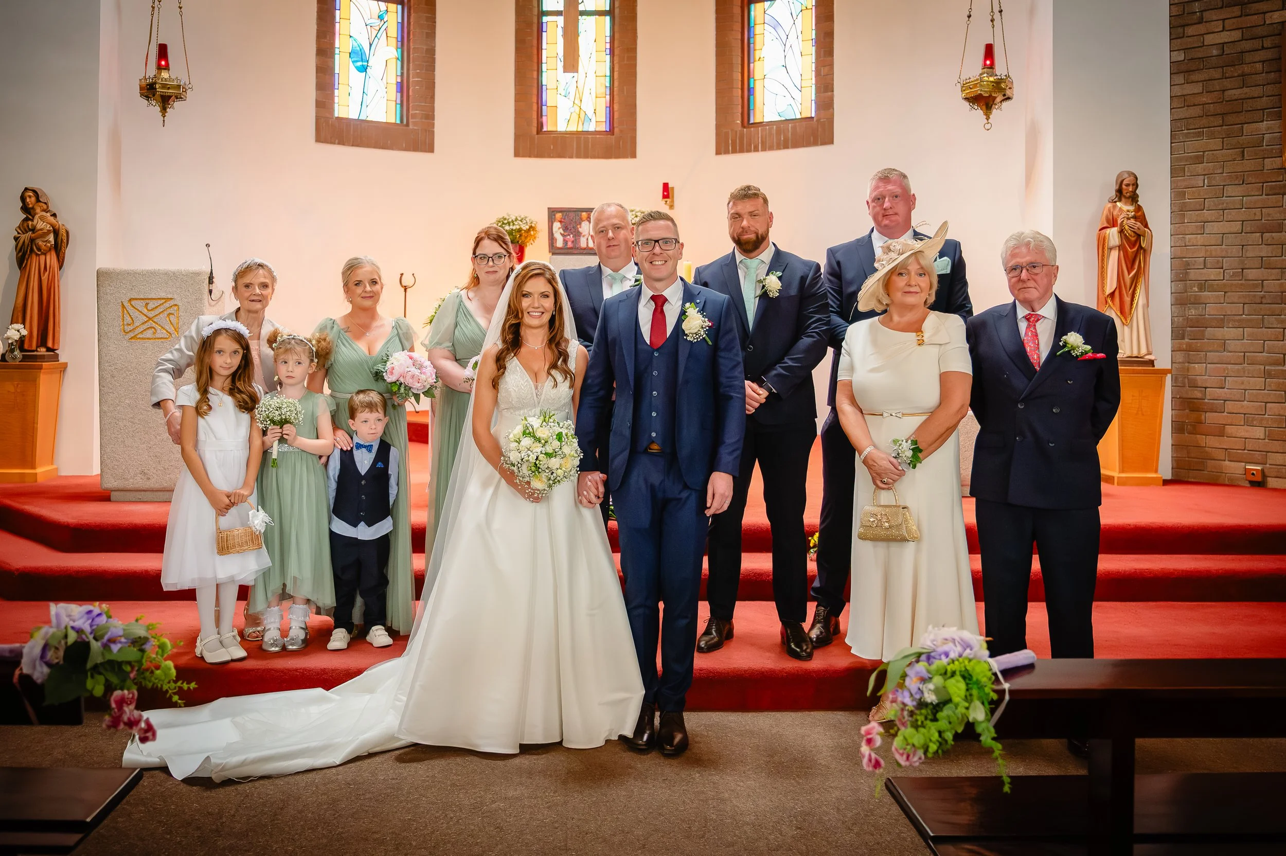 Meath wedding photographer capturing natural, documentary‑style moments at The Station House Hotel, focusing on authentic emotion, artistic detail, and joyful storytelling throughout the wedding day.