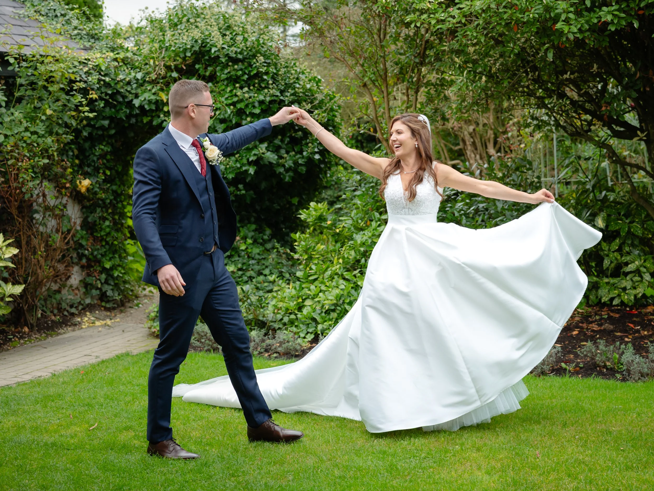 Meath wedding photographer capturing natural, documentary‑style moments at The Station House Hotel, focusing on authentic emotion, artistic detail, and joyful storytelling throughout the wedding day.
