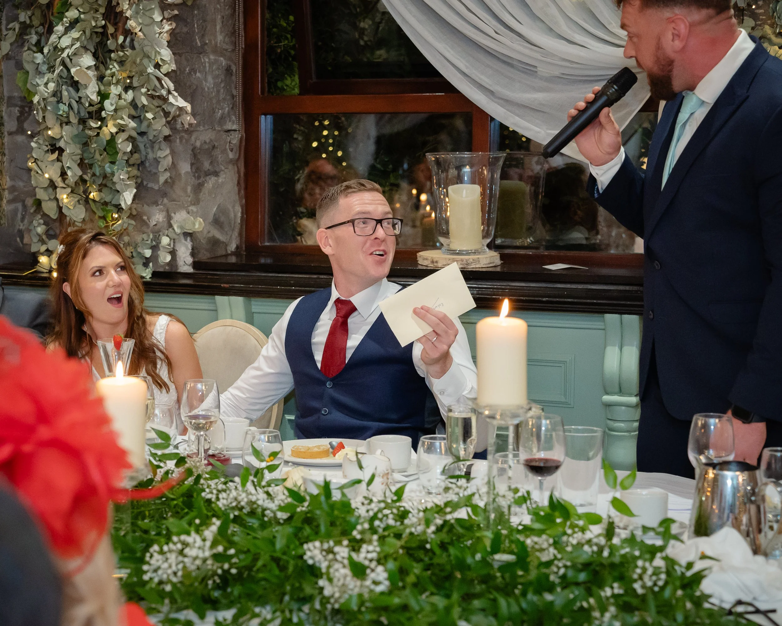Meath wedding photographer capturing natural, documentary‑style moments at The Station House Hotel, focusing on authentic emotion, artistic detail, and joyful storytelling throughout the wedding day.
