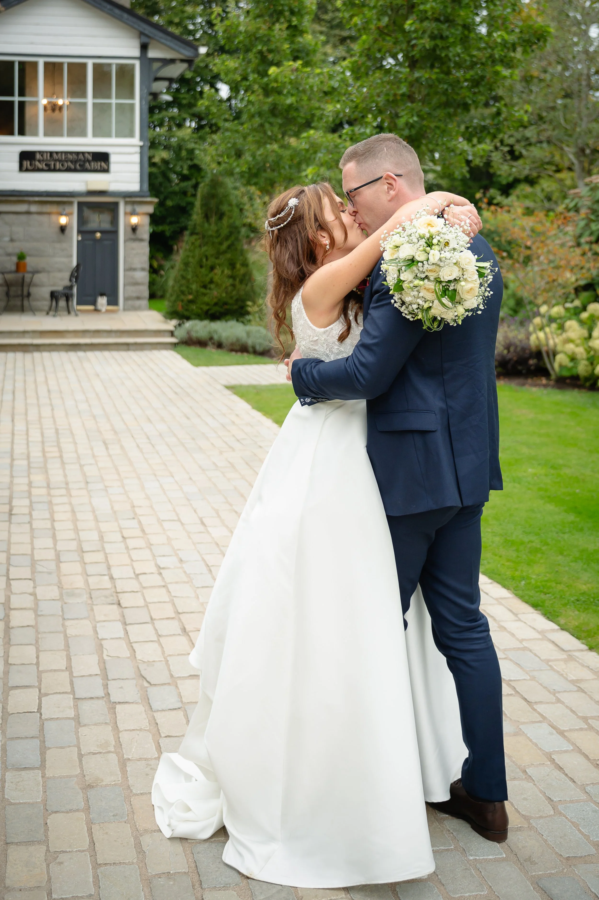 Meath wedding photographer capturing natural, documentary‑style moments at The Station House Hotel, focusing on authentic emotion, artistic detail, and joyful storytelling throughout the wedding day.
