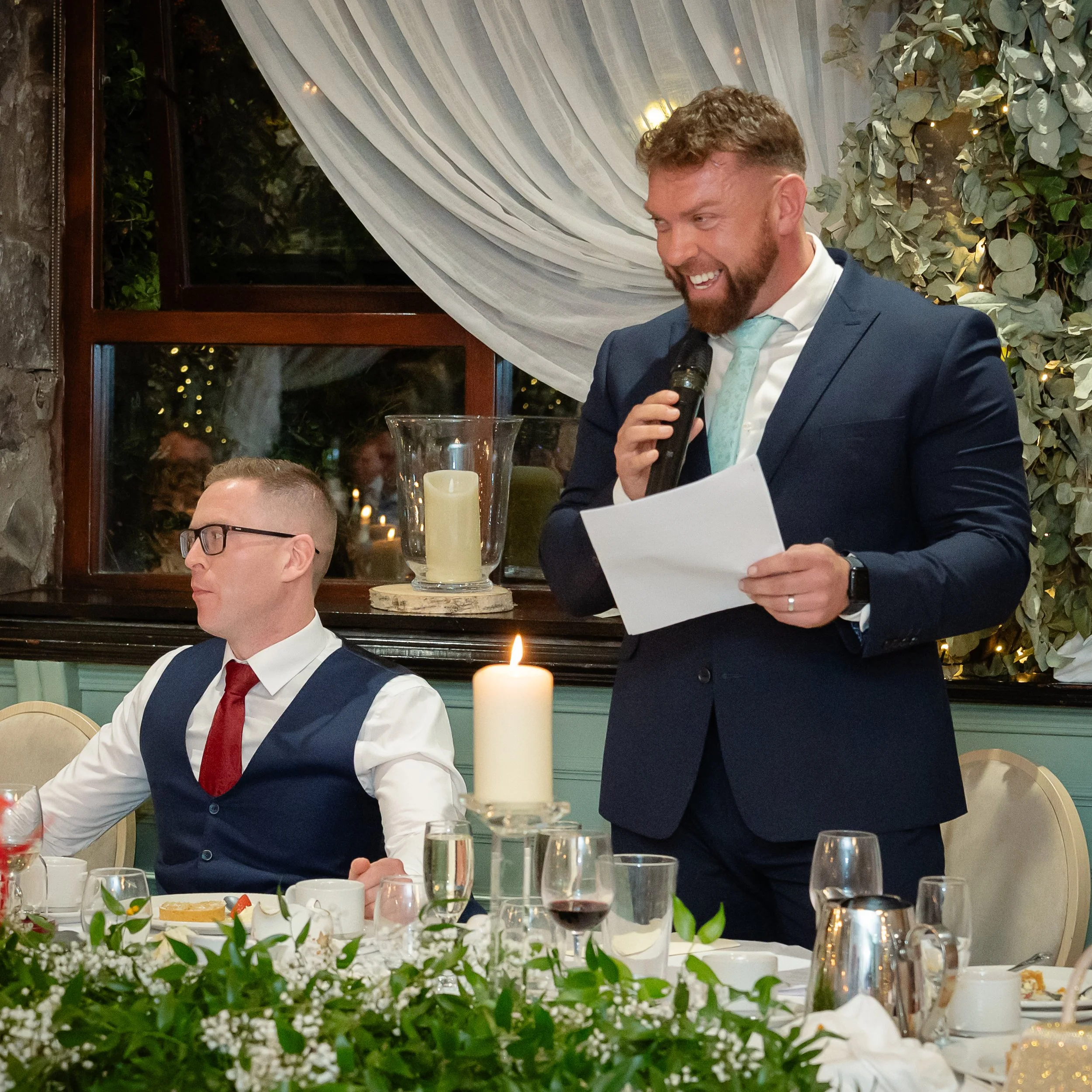 Meath wedding photographer capturing natural, documentary‑style moments at The Station House Hotel, focusing on authentic emotion, artistic detail, and joyful storytelling throughout the wedding day.