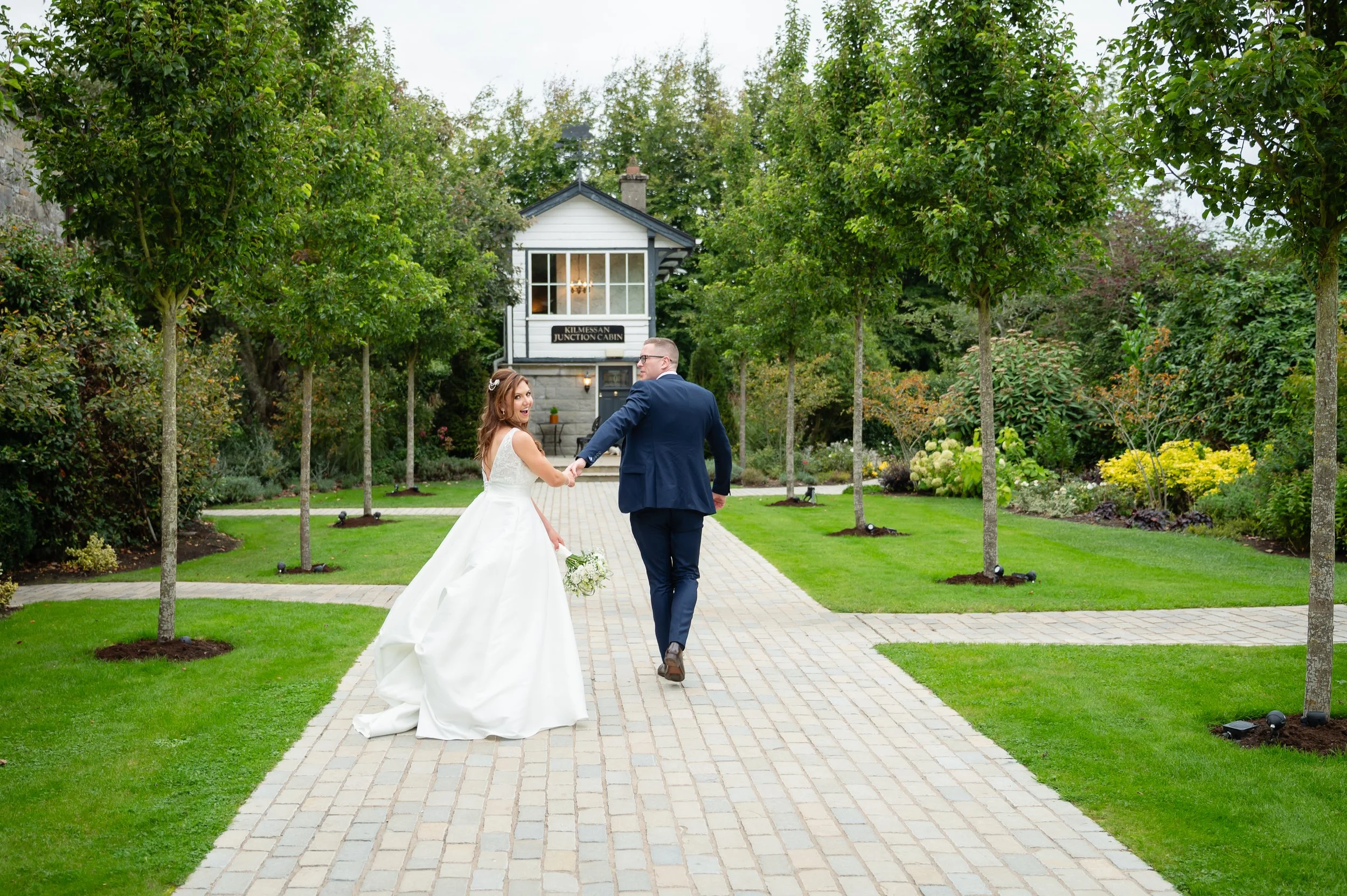 Meath wedding photographer capturing natural, documentary‑style moments at The Station House Hotel, focusing on authentic emotion, artistic detail, and joyful storytelling throughout the wedding day.