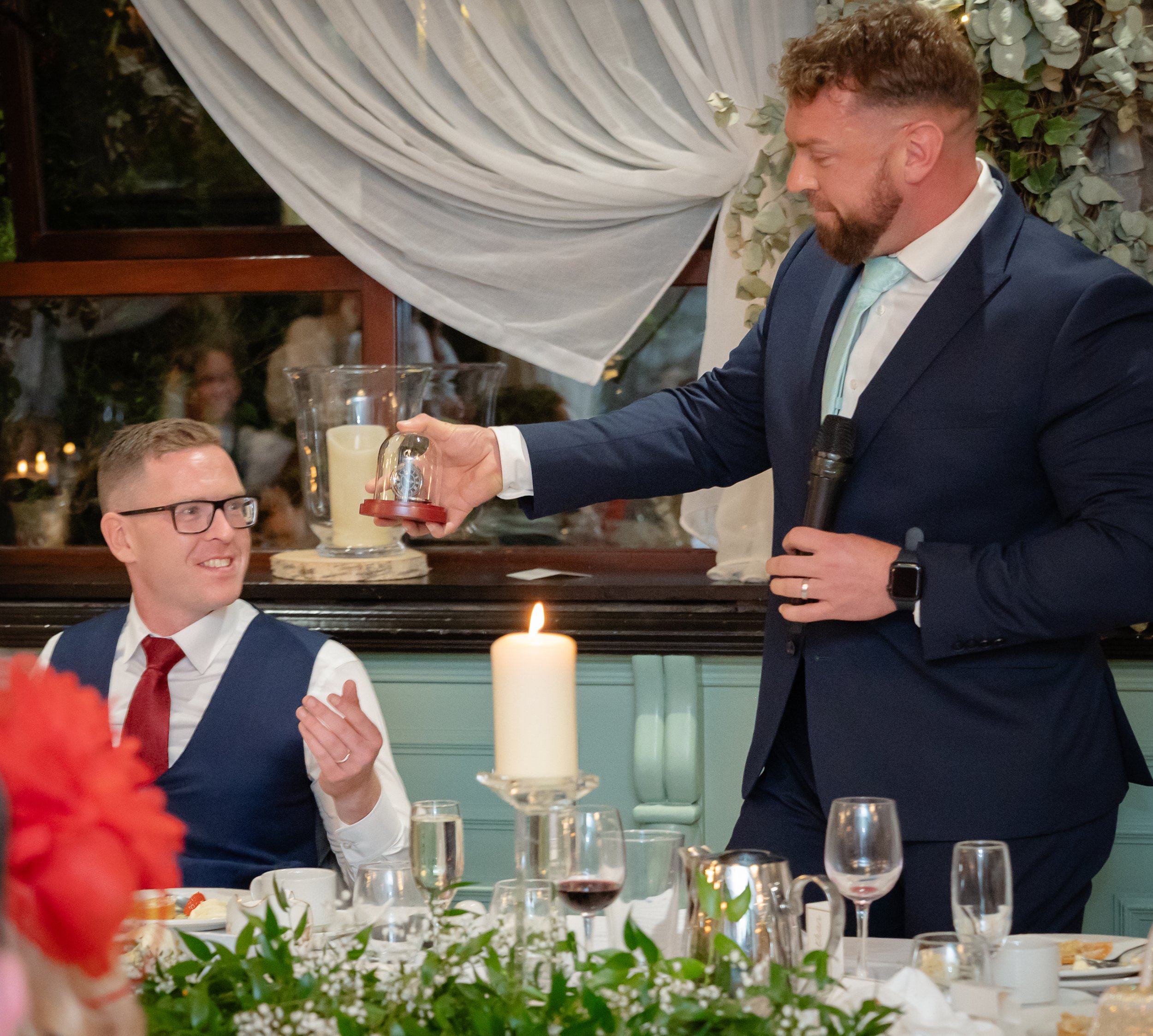 Meath wedding photographer capturing natural, documentary‑style moments at The Station House Hotel, focusing on authentic emotion, artistic detail, and joyful storytelling throughout the wedding day.