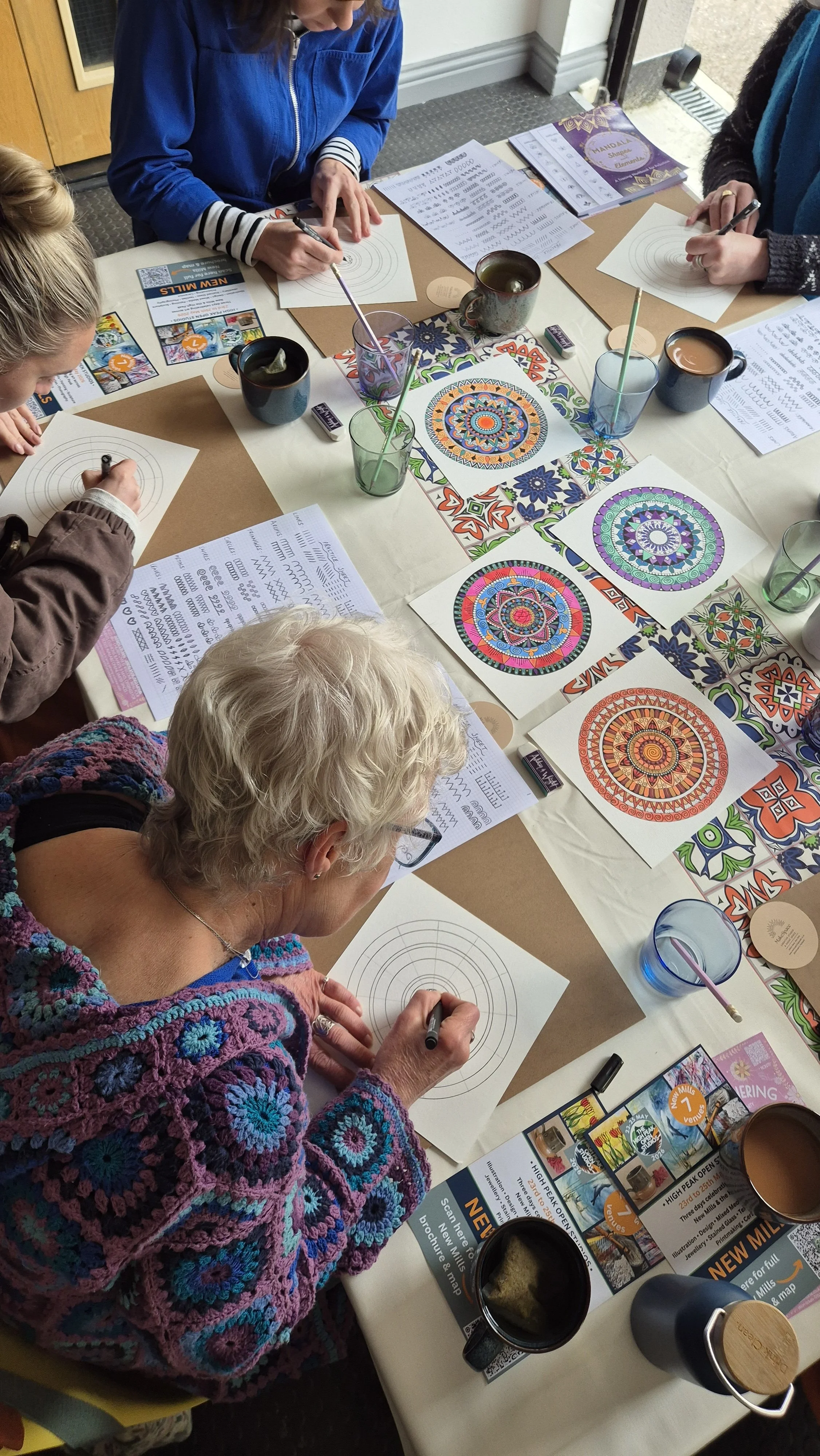 August Mandala Art Class