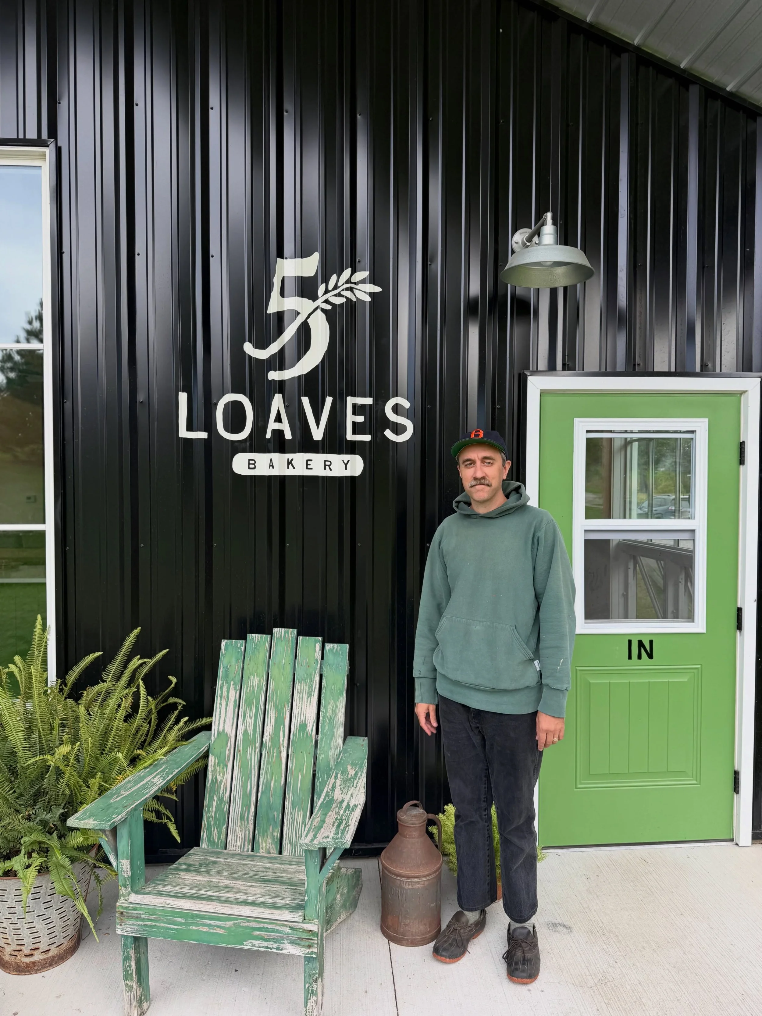 🚨 LOGO ALERT 🚨 

A big thank you to Nick for painting our logo [&amp; then some] onto the bakery. It turned out amazing! 

Come get your breads, pastries, and now, your selfies!