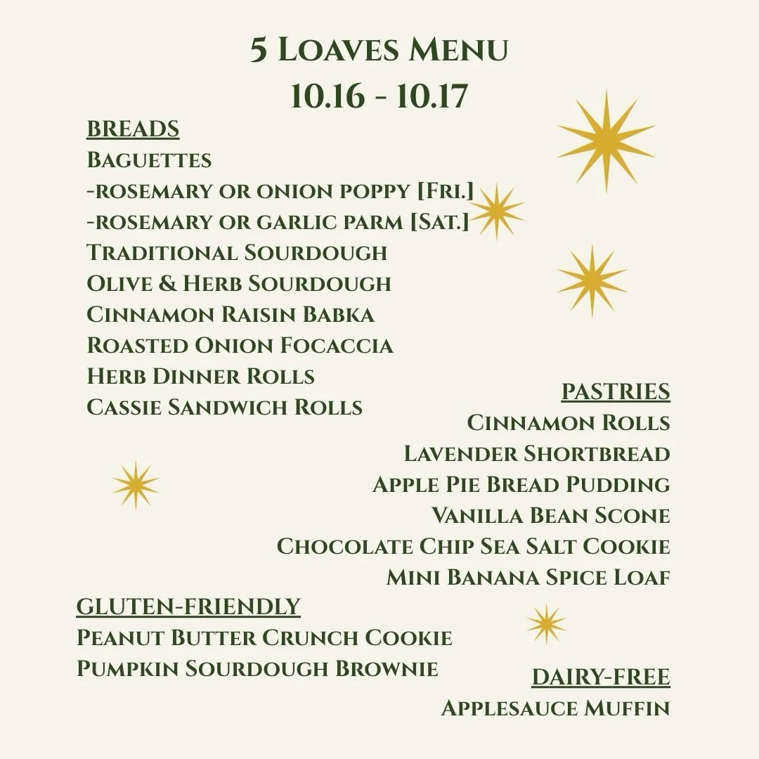 It&rsquo;s Tuesday! and check out this weekend&rsquo;s menu 😄 Comment below with what you are most excited to try 👇👇👇 We are pumped for those Pumpkin Sourdough Brownies!