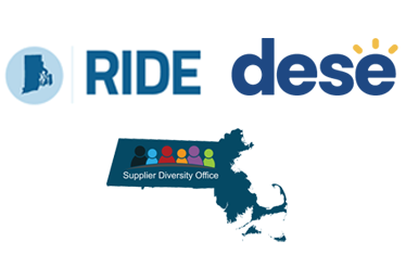 RIDE, MA DESE, and MA Supplier Diversity Program logos