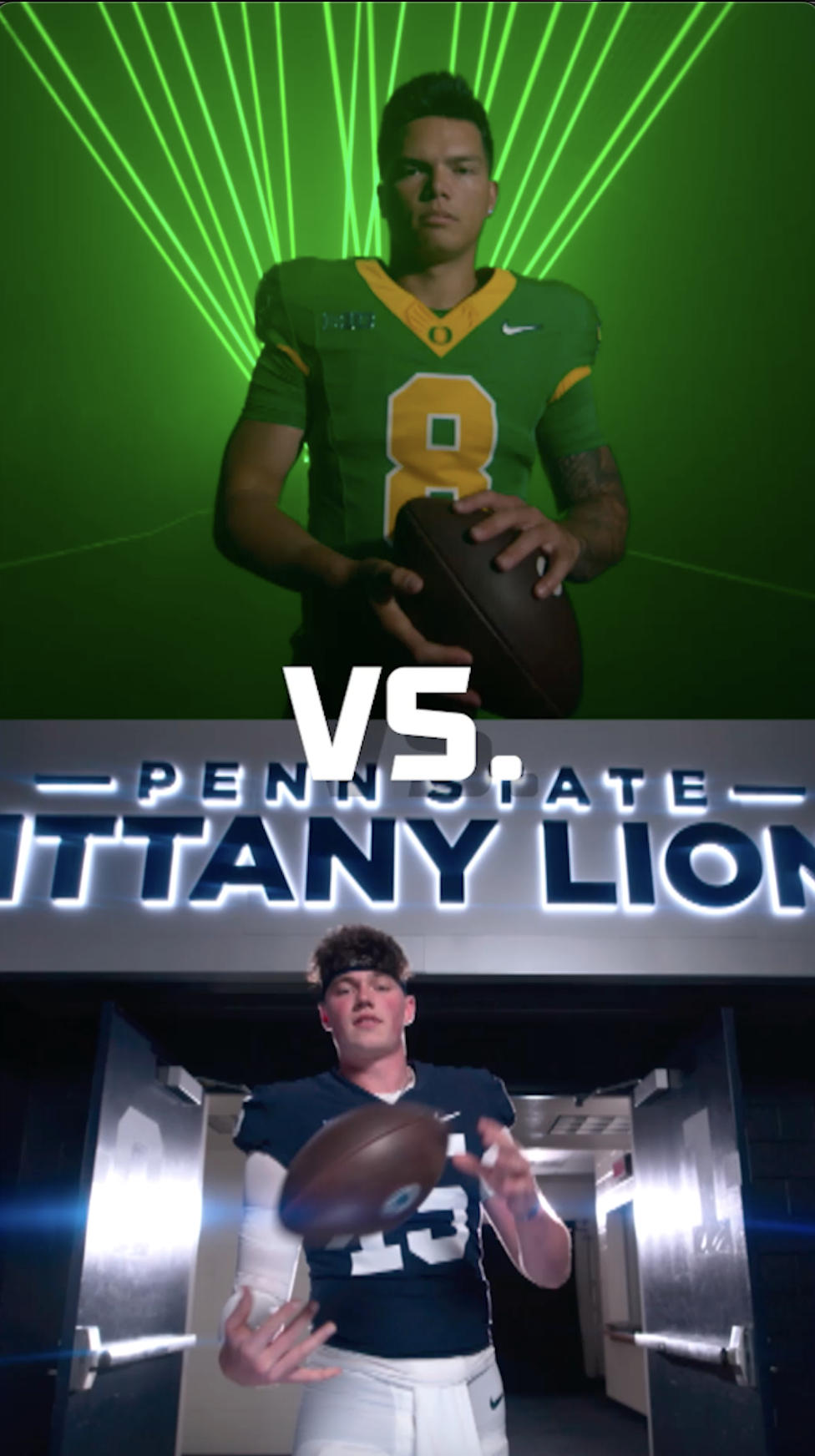 Quarterback Comparison Animation
