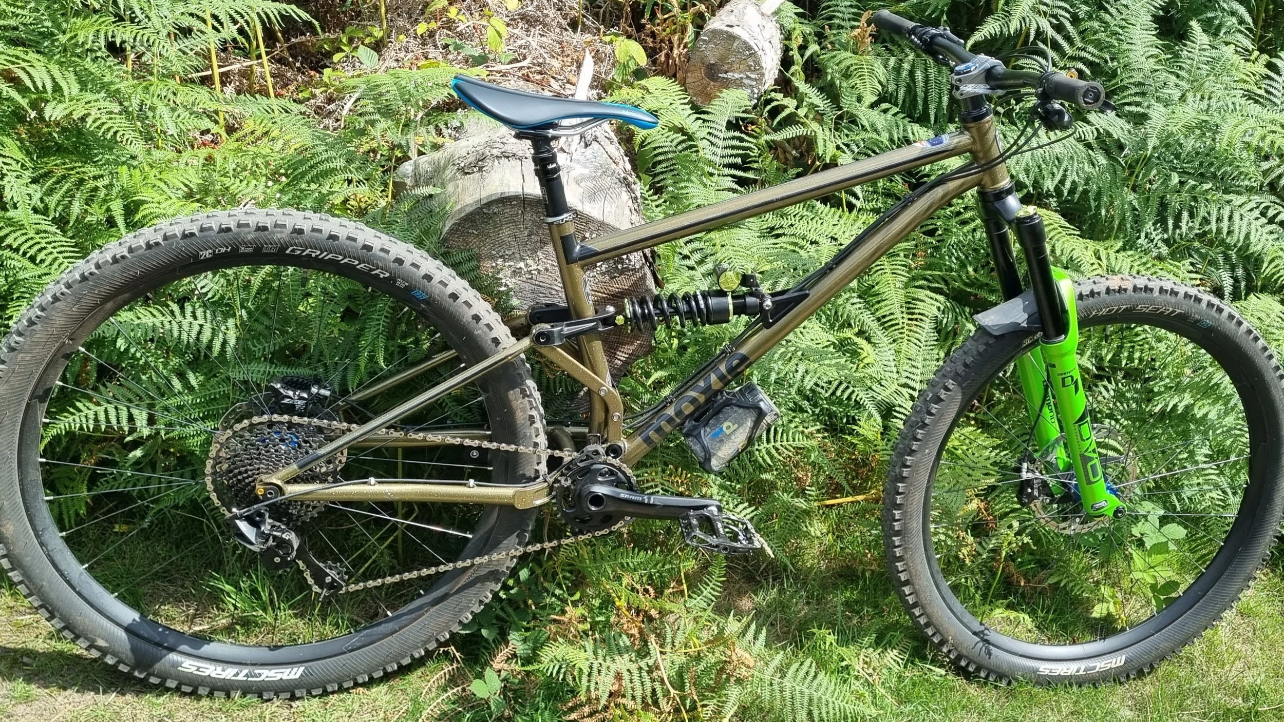 Powder coated push bike