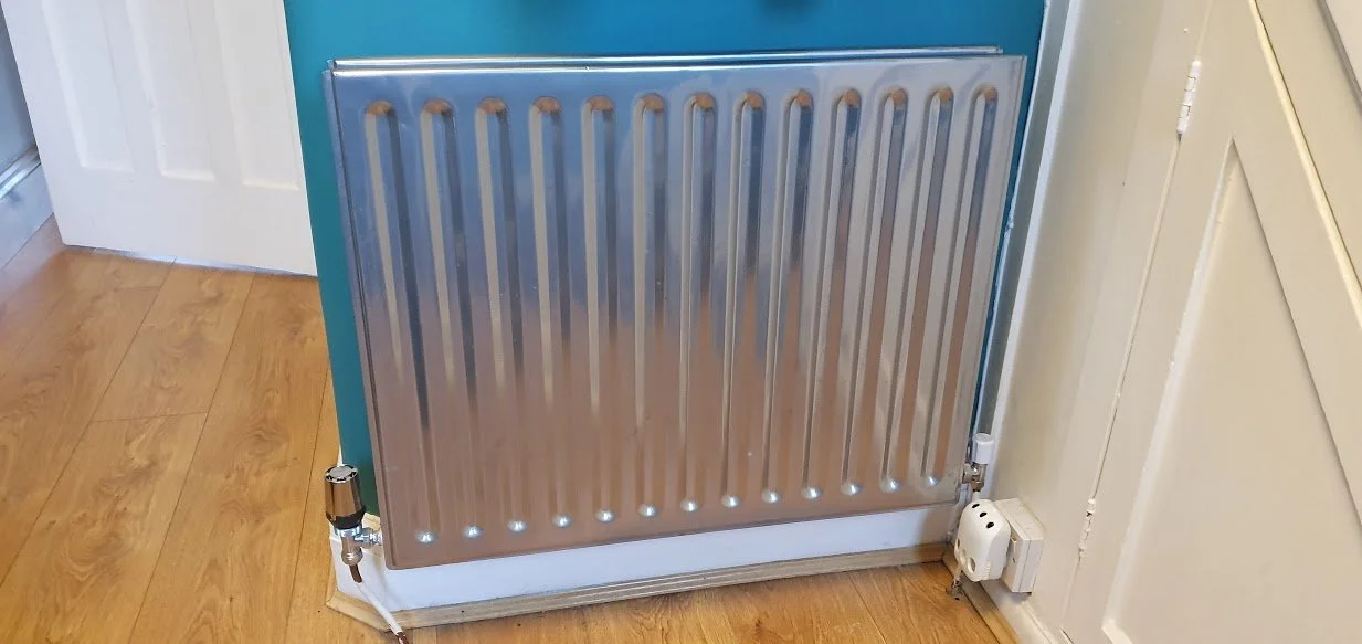 Mirror silver radiator