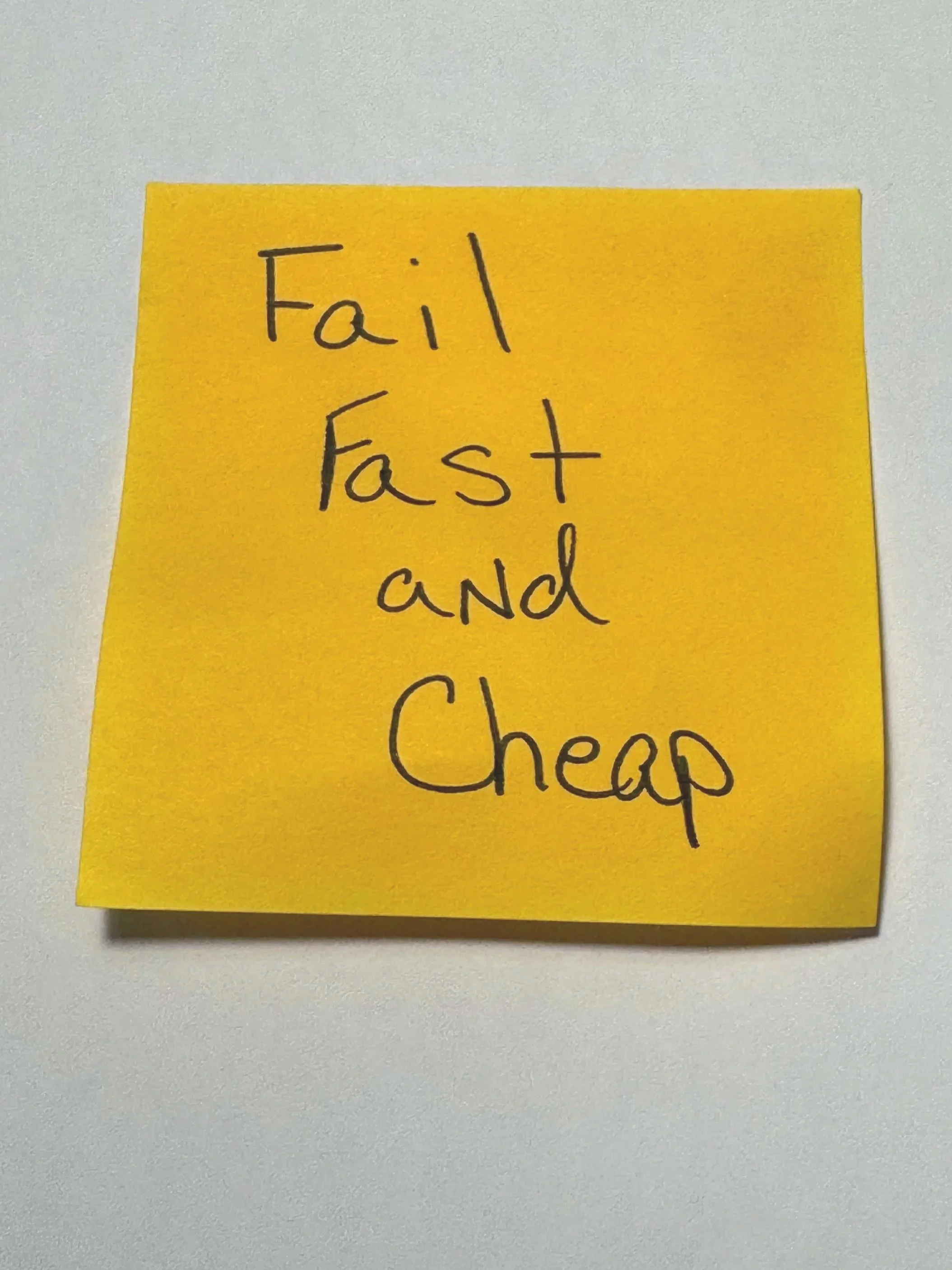 Fail Fast and CHEAP