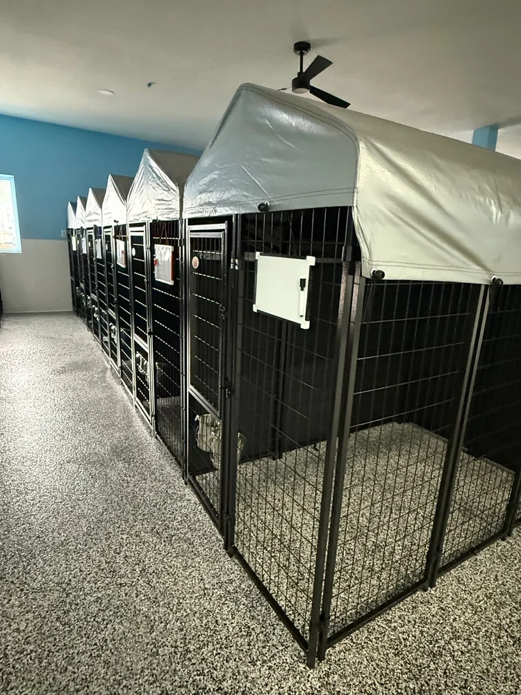 Kennels 
4x4, 4x6, 4x8, 4x10 
All Equipped With A Night Light