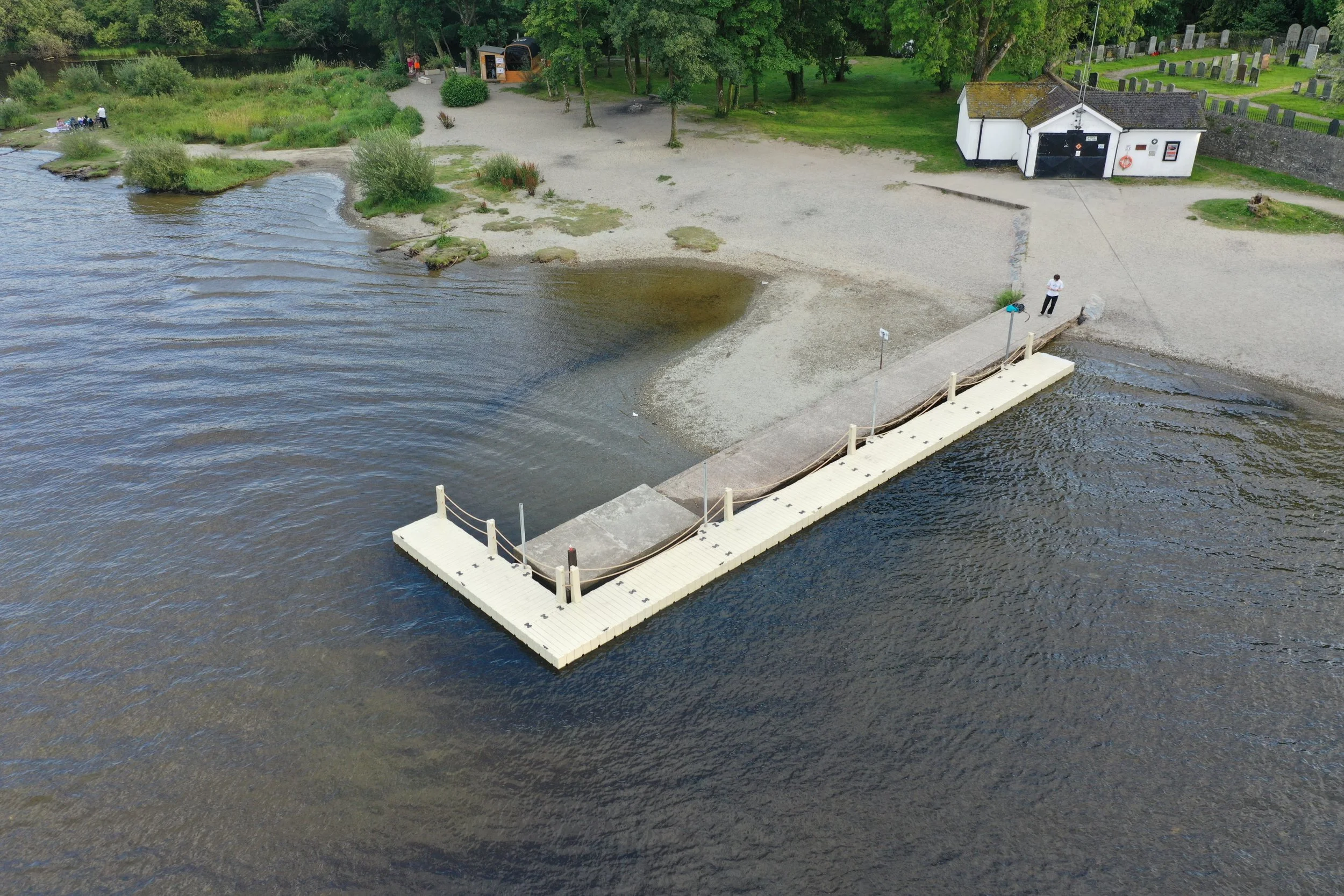 Luss Jetty Pontoon Installation