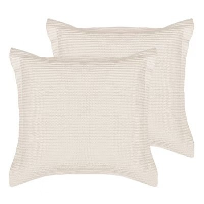 White Waffle Throw Pillow