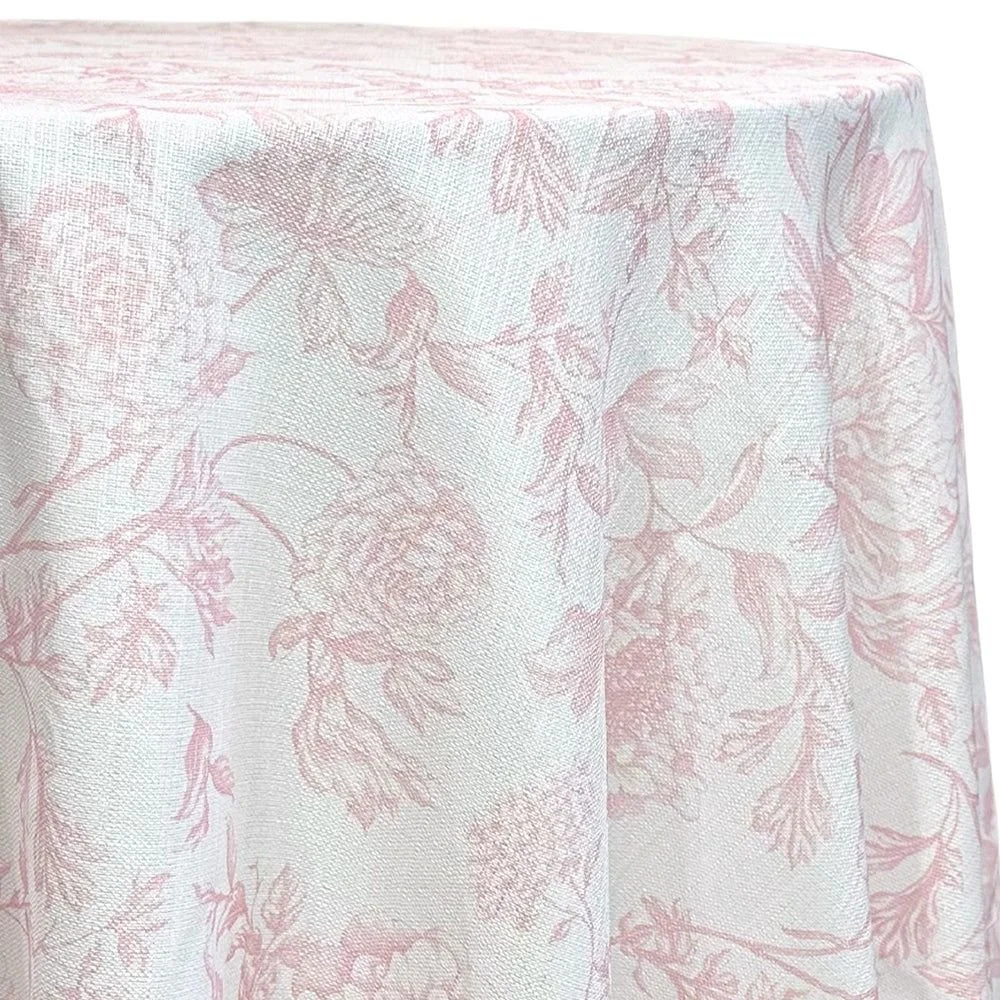 Dusty Rose Artistry Bloom Table Linen