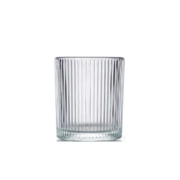 Crystal Ribbed Votive
