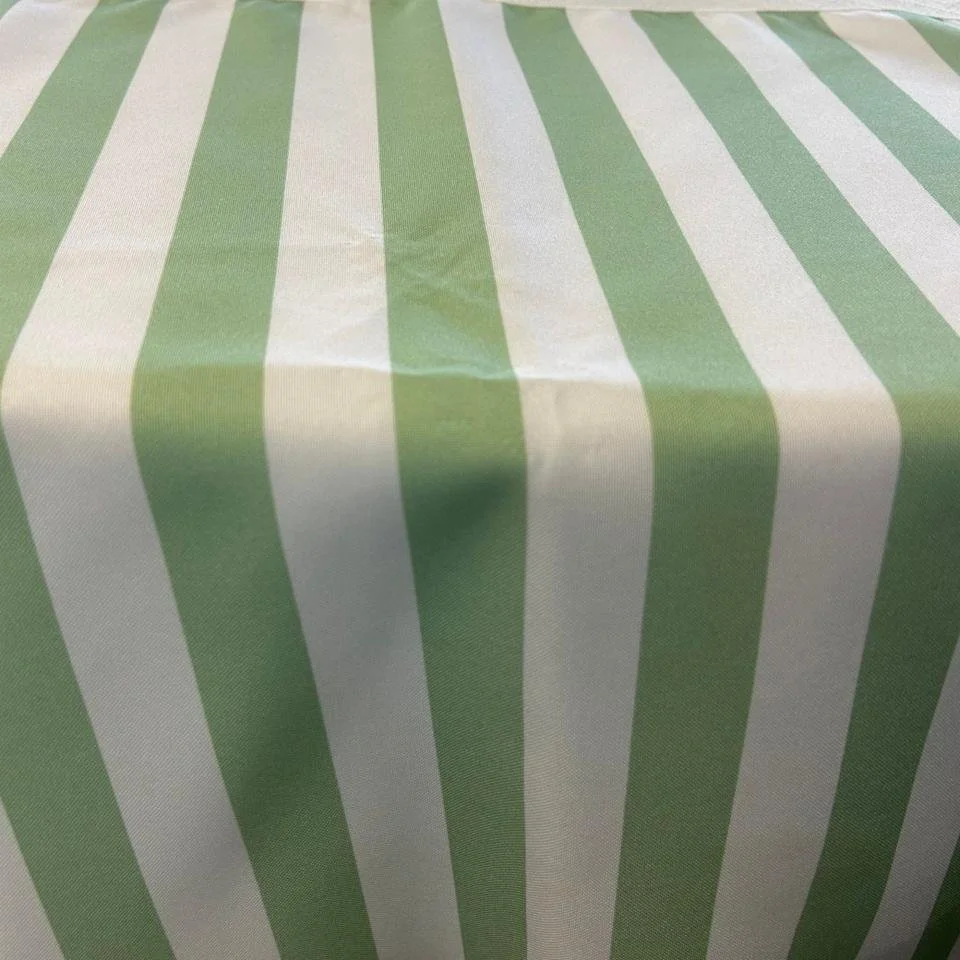 Sage + White Striped Napkins