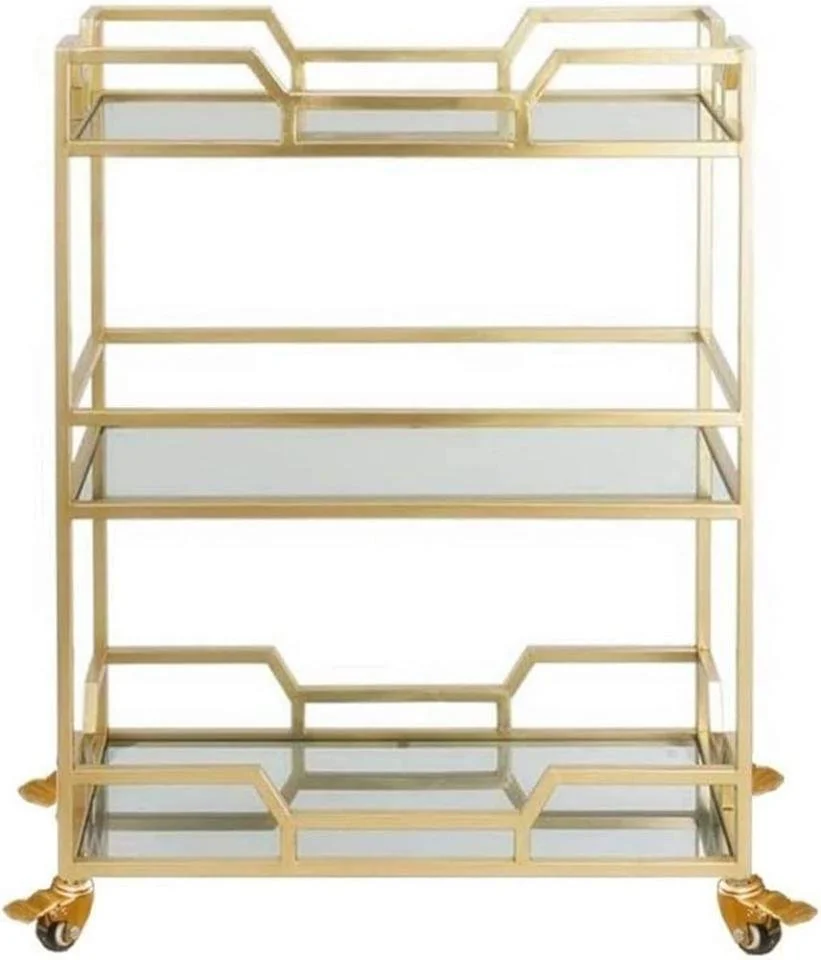 Modern Gold Bar Cart