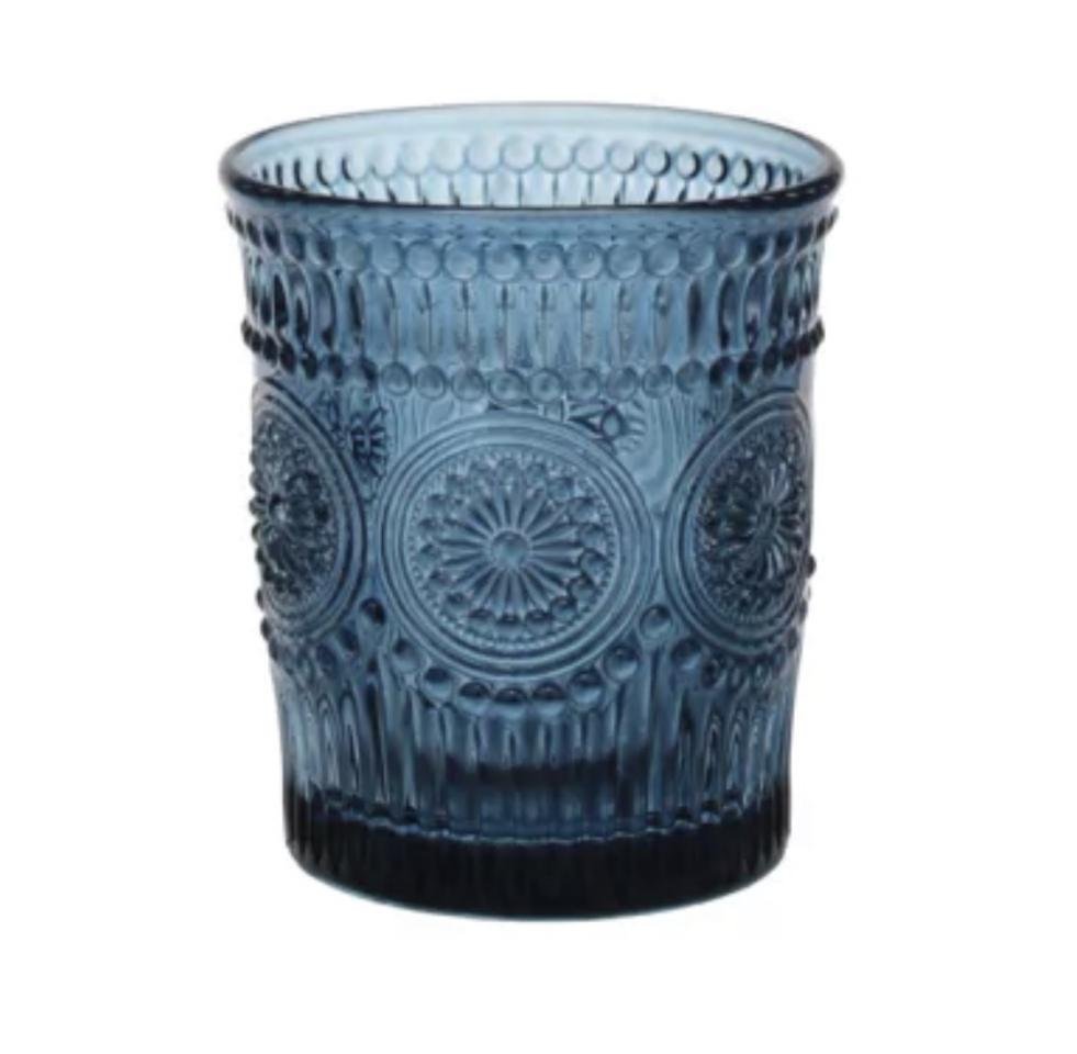 Boho Blue Votive