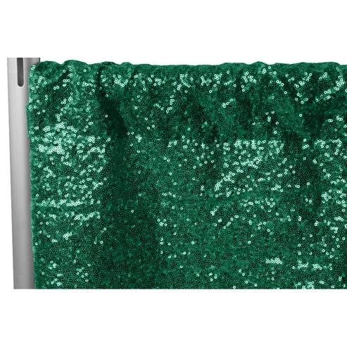 8' x 52" Hunter Emerald Sequin Panels