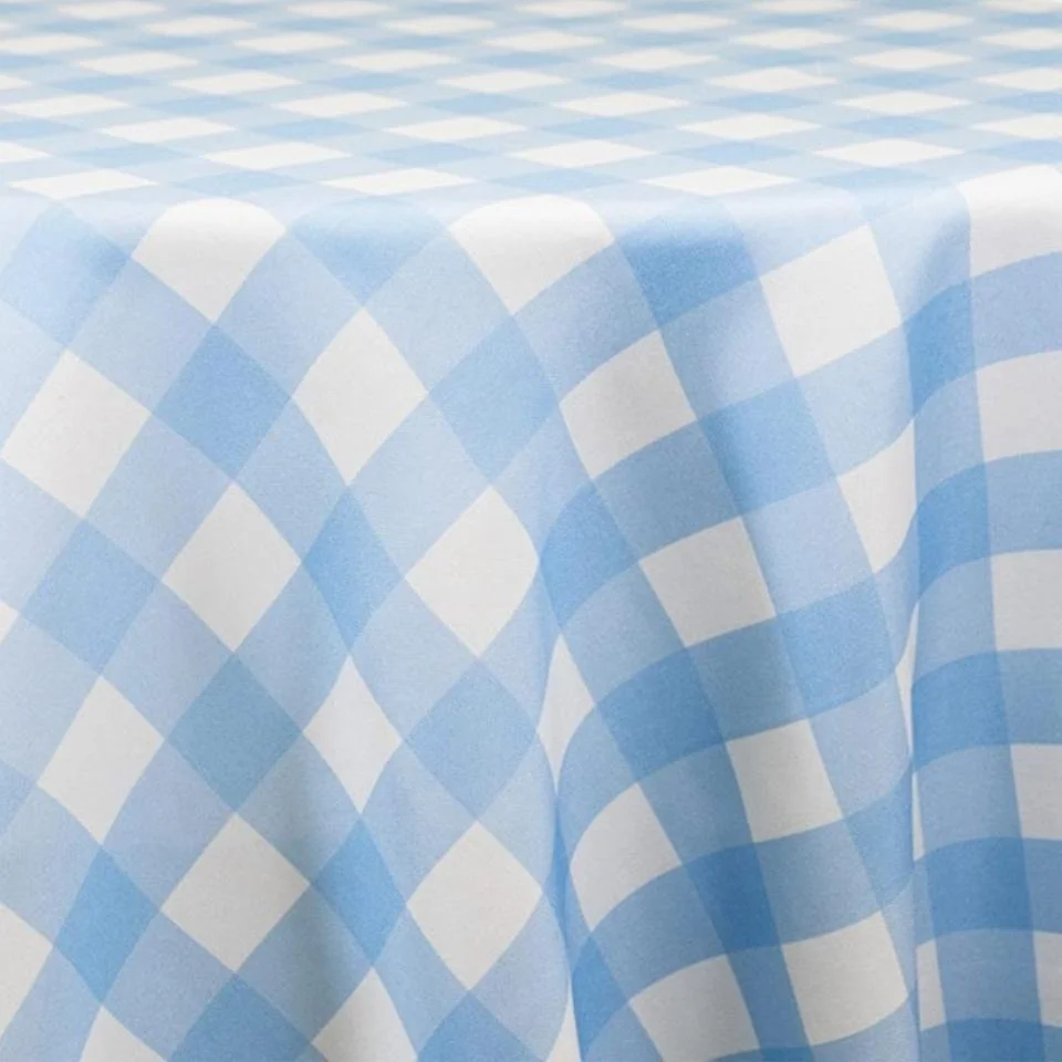 Light Blue Gingham Napkins