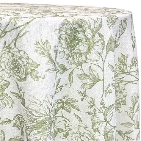 Sage Artistry Bloom Table Linen