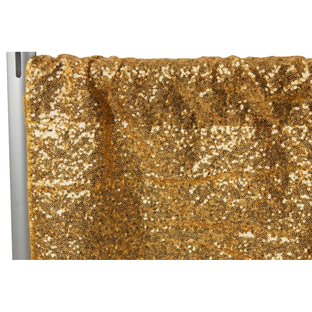 12' x 52" Gold Sequin Panels