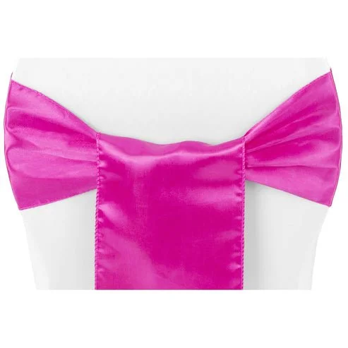 Fuchsia Satin Ties
