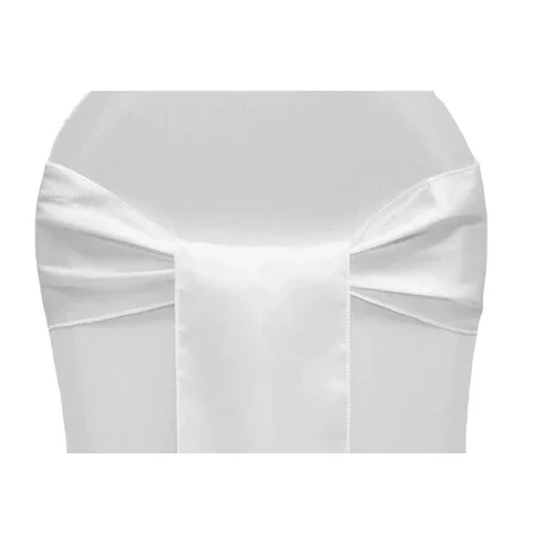 White Satin Ties