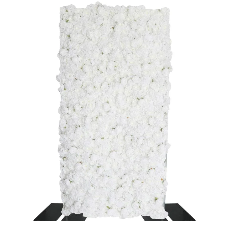 White Floral Panels 4' x 8'