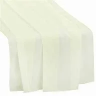 Ivory Chiffon Table Runners
