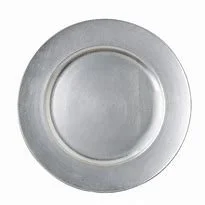 Silver Acrylic Charger