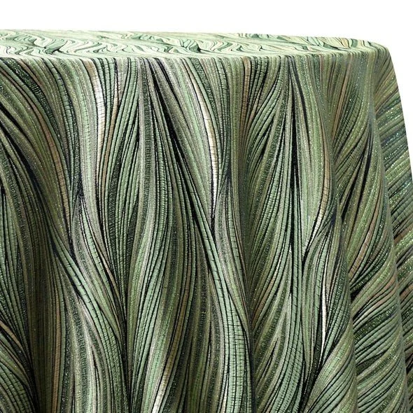Green Allure Jacquard Table Linen
