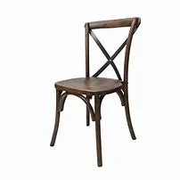 Walnut Crossback Dining Chair