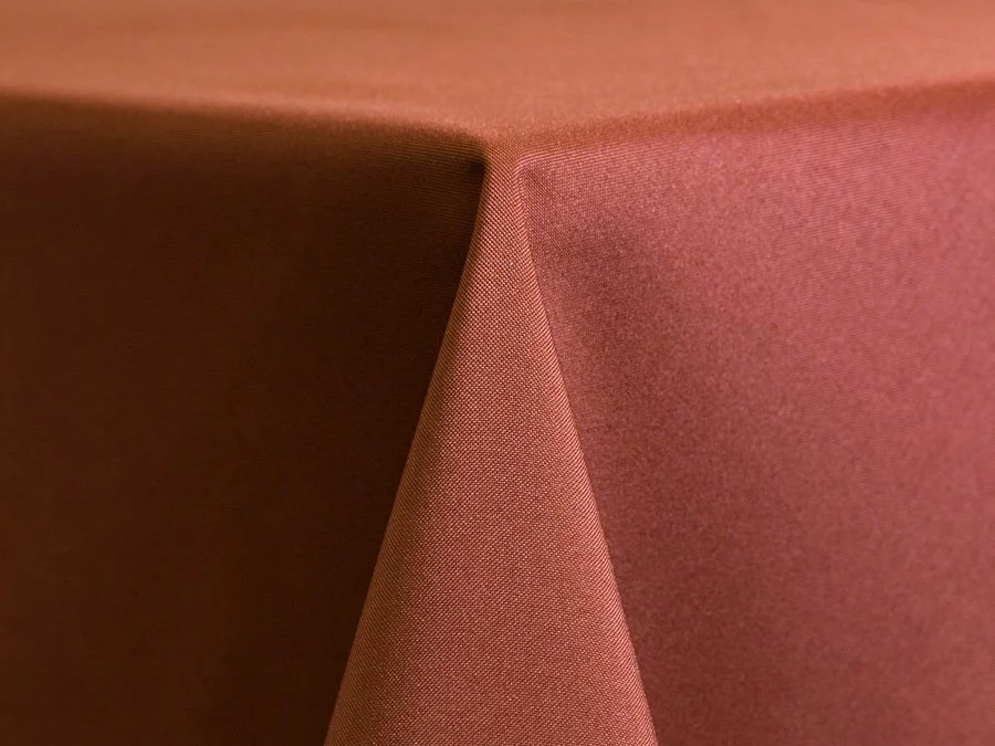 Terra Cotta Poly Table Linen