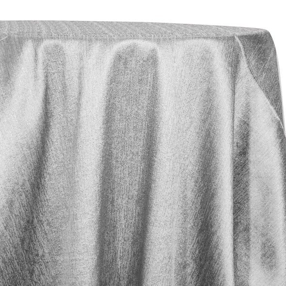 Silver Sterling Jacquard Table Linen