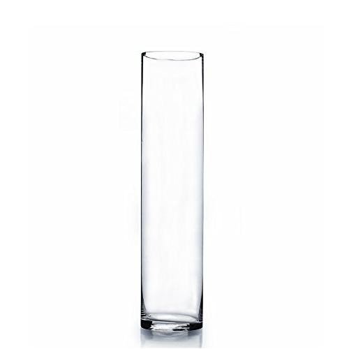 Large 4" Wide Glass Cylinder Vase